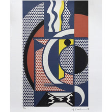 Load image into Gallery viewer, 1980s Original Stunning Roy Lichtenstein &quot;Modern Head n.1&quot; Limited Edition Lithograph Madinteriorart by Maden
