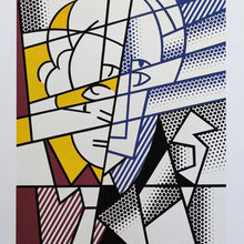 Load image into Gallery viewer, 1980s Original Stunning Roy Lichtenstein &quot;Self Portrait&quot; Limited Edition Lithograph Madinteriorart by Maden
