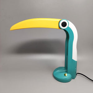 1980s Stunning Toucan Table Lamp by H.T. Huang for Lenoir Madinteriorart by Maden