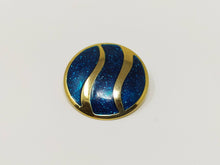 Load image into Gallery viewer, 1980s Stunning Vintage Pair of Cyan Earrings Madinteriorart by Maden
