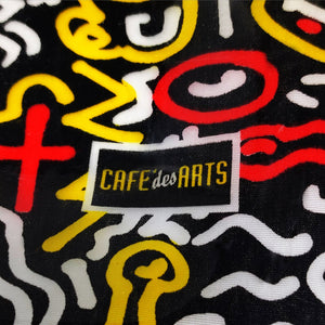 1990s Gorgeous Pop Art Keith Haring Serving Tray by Café des Arts Madinteriorart by Maden