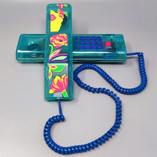 Load image into Gallery viewer, 1990s Gorgeous Swatch Twin Phone &quot;Deluxe&quot; With The Original Box. Memphis Style Madinteriorartshop by Maden
