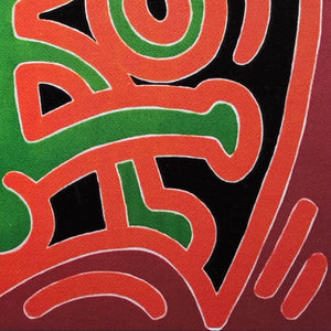 1990s Original Gorgeous Keith Haring Limited Edition Lithograph Madinteriorart by Maden
