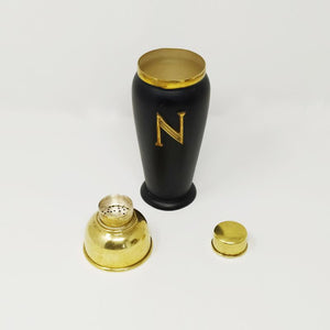 Aldo Tura Modern Italian Brass Cocktail Set for Napoleon Cognac 1960s Madinteriorart by Maden