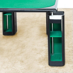 Game Table designed by Pierluigi Molinari for Pozzi Milano Made in Italy 1970 Madinteriorart by Maden