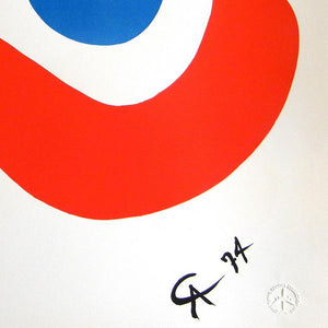 Original Astonishing Alexander Calder "Skybird"Limited Edition Print Lithograph 1974 (Braniff Airplines) Madinteriorart by Maden